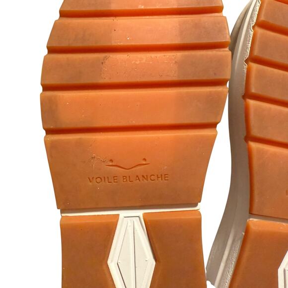 Voile Blanche Maran Flash High Top Two Tone Shearling Sneakers Beige Tan Size 36 - Picture 4 of 11